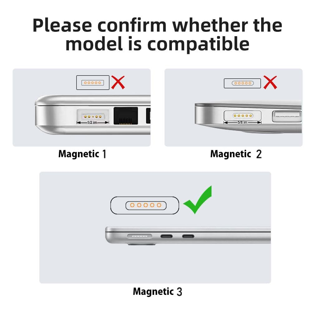Amazon.com: USB C to Magnetic 3 140W Charging Adapter Safe 3